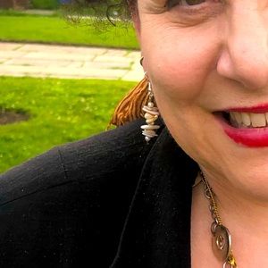 Handmade crystal earrings